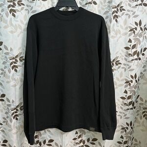 Filson Crewneck Sweater Cotton Knit Black / Navy Men's Medium